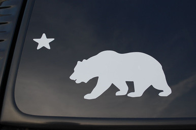 California Flag Decal Subdued OD Green California Flag Sticker - Decal - American Made California Flag Made In Usa - Foto 6