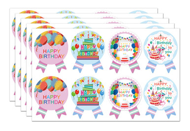 Happy Birthday Gift Tags Present Stickers 1.5 x 2 Inch-It's My Birthday ...