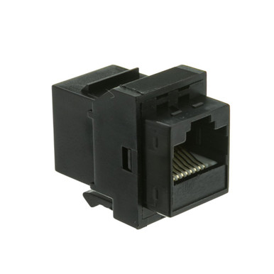 Cat6 Keystone Inline Coupler, Black, RJ45 Female to Female Connector ...