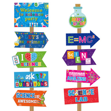 Science Lawn Sign 20 Pieces Science Birthday Party Decorations Scientist Theme ...