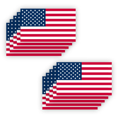IGNIXIA American Flag Decal, USA Flag Car Stickers 5x3 Inches American ...