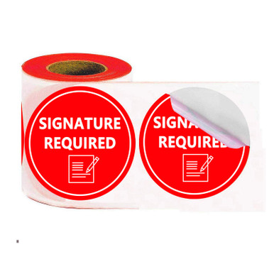Official Signature Sticker Signature Required Stickers,Mailing Handling Instructions for Shipping ...