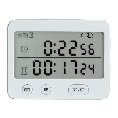 Back Display Timer Digital Kitchen Timer Count UP/Down Timer Cooking Timer Stopwatch Large ...