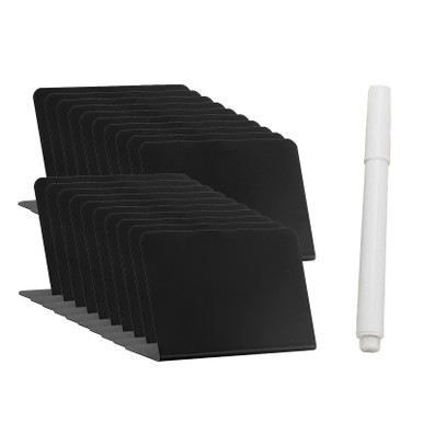 Reusable Sign Board SARDFXUL Mini Chalkboards Reusable Chalkboard Labels Erasable Message ...