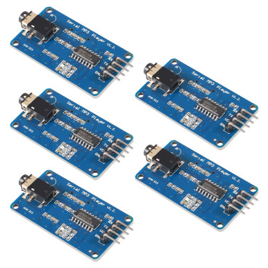 DORHEA 5Pcs YX5300 UART Control Serial MP3 Music Player Module Voice ...