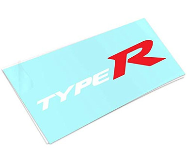 52 Inch Type R Sticker 2PCS Type R Die Cut Vinyl Decal Stickers for Honda Civic Windows Car ...