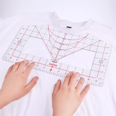 Tshirt Ruler for Heat Press, Tshirt Ruler Guide for Vinyl Alignment ...