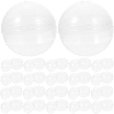 IMIKEYA Clear Fillable Balls 100pcs Gumball Vending Machine Capsules ...