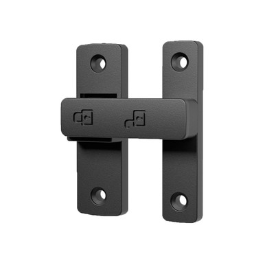 ETEKJOY Flip Latch Lock - 90/180 Degree, Left/Right Opening, For Sliding & Swinging Doors, Gates, Sheds, Black