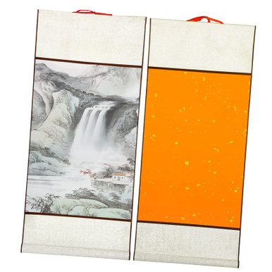 EXCEART Chinesische Xuan-Papier Wandrollen – Blanko Für Sumie & Kalligraphie, 2 Stück