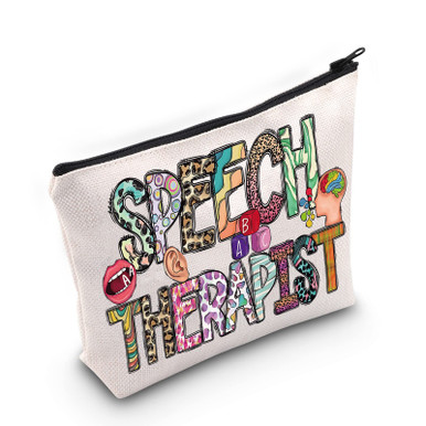 LEVLO Speech Therapy Make Up Bag SLP Appreciation Gift Speech Language ...