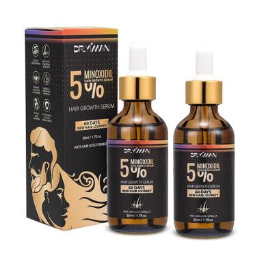 5% Minoxidil Hair Growth Serum Oil For Men and Women, Biotin Hair ...