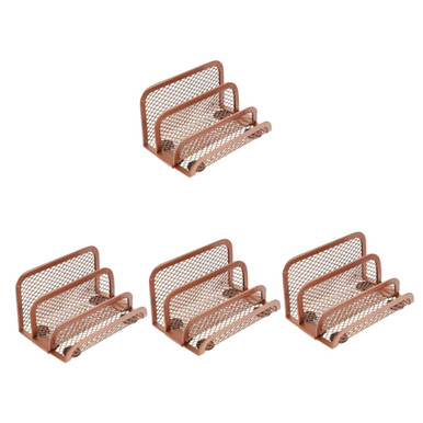Ciieeo 4pcs Desktop File Rack Mail sorter Incline File Organizer ...