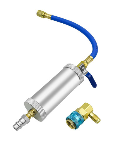 Oil Dye Injector R134a R12 R22 2oz Hand Turn Pump Oil - Pakistan