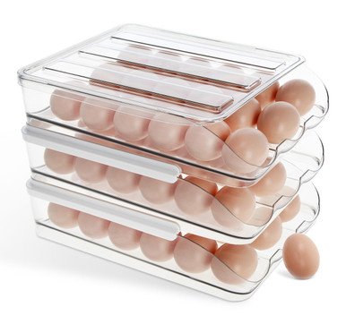Creekview Home Emporium Egg Container for Refrigerator - Clear ...