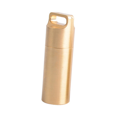 Key Chain Storage Container Aluminum case Mini Travel case Outdoor Container Carrier Keychain ...