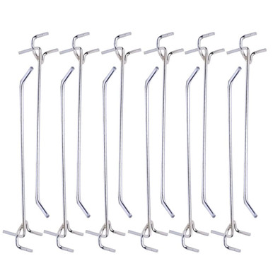 50pcs/100pcs Pegboard Utility Hooks Pegboard Tool Organizer J Style