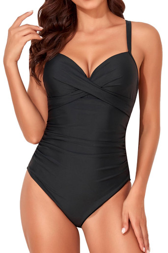 Aazon.co: Sisivo Woen's One Piece Swi Dress Tuy Control Swisuits odest Bathing Suit