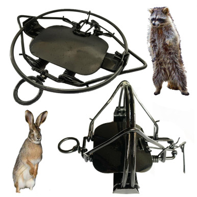 Small Rabbit Traps Small Animal Traps Rabbit Fox Raccoon Skunk Possum Feral Cat Weasel ...
