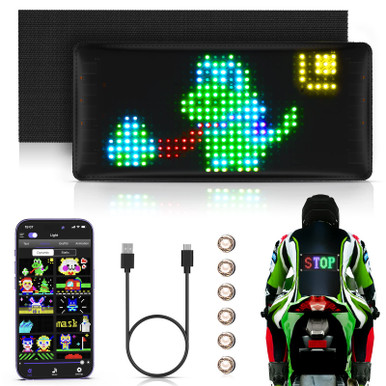 Rayhome Mini LED Signs, 7.2''x3.4 Rechargeable Wireless Bluetooth LED ...