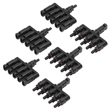 MIGONG Solar Connectors, 3Set 50A 1000V 1 to 5 Branch Connector, Male