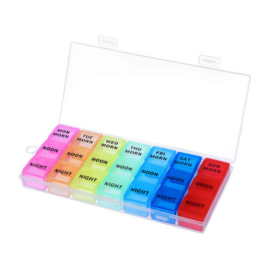 Big Compartments Pill Case Travel Meds Pastillero De Travel Medication ...