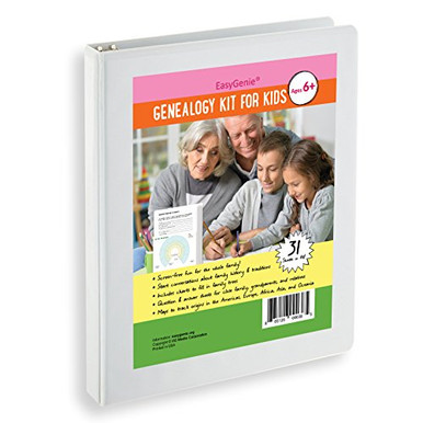 EASYGENIE Genealogy Kit for Kids (31 Sheets) - Warehousesoverstock