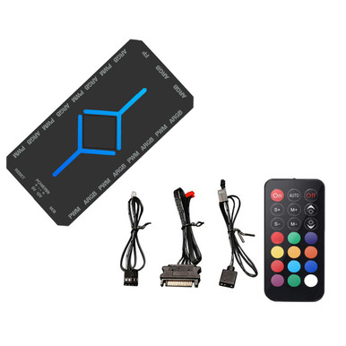 Câble D'Alimentation SATA Vers 3 Broches ARGB 5V - Contrôle Couleurs Et Vitesse Ventilateurs