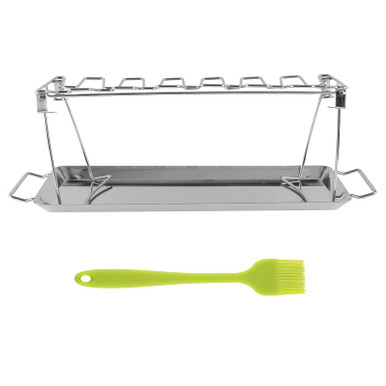 Happyyami 1 Set Roast Chicken Leg Rack Chicken Thighs Smoker Grill ...