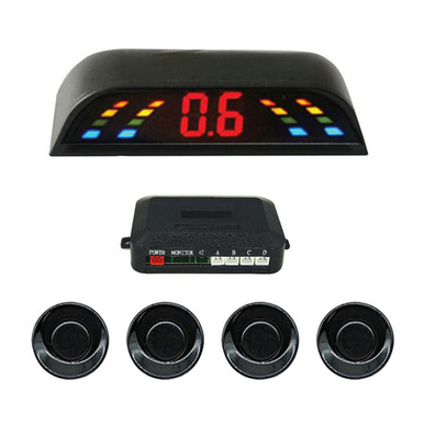 Car Reverse Radar TOTMOX Wireless Car Reversing Radar System Kit LED Display Car Reverse ...