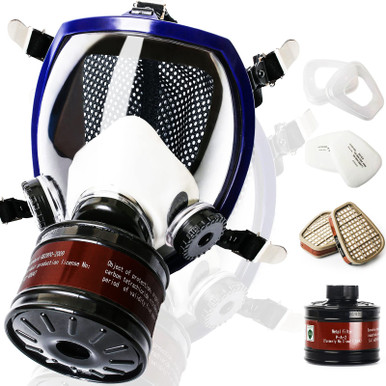 NBWAN Gas Masks Survival Nuclear And Chemical, Gas Mask With 40mm Activated Carb