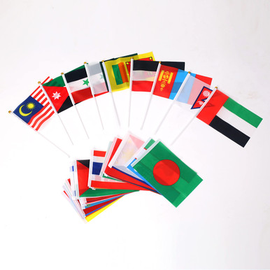 48 Pack Asian Country Flags, Small Flags of the World, International ...