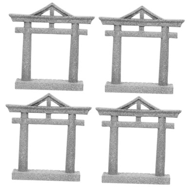 Pavillon Miniature Pour Aquarium, Terrarium Ou Jardin Féerique - Décoration Paysage Réaliste 8x6x6 Cm | Yardwe