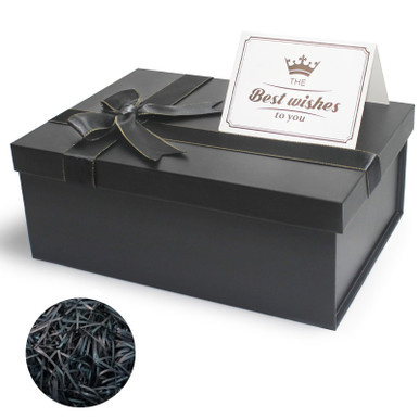 Eerbaier Gift Box with Lid for Present - Foldable Gift Box with Raffia ...