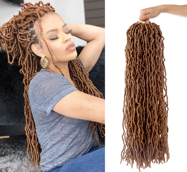 Soft Locs 20 Inch 2 Packs Dark brown Color 27 Crochet Locs Hair Whole ...