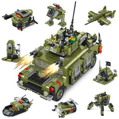 HOGOKIDS Tanks Military Building Toy - 745pcs Army Tank Building Set ...