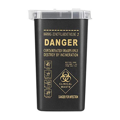 Disposable Sharps Container for Razor Blades, Medical Waste, Needles ...