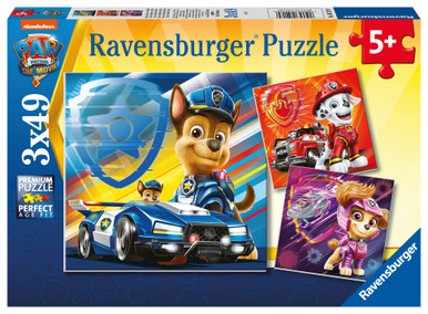Ravensburger Paw Patrol The Movie 3X 49 35 Piece Jigsaw Puzzle for Kids ...