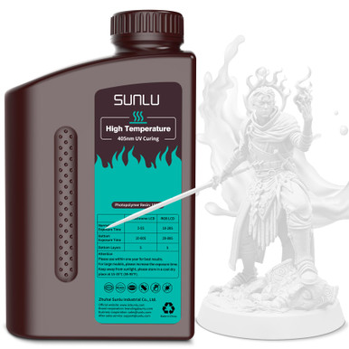 SUNLU High Temperature 3D Printer Resin, Fast Curing 3D Resin for LCD ...