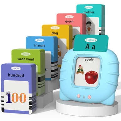Talking Flash Cards Learning Toy - 280 Cards With 560 Words For Toddlers Ages 3-6