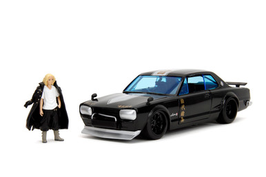 Tokyo Revengers 1971 Nissan Skyline GT-R Die-Cast Car With Mikey Figure - 1:24 Scale Anime Toy