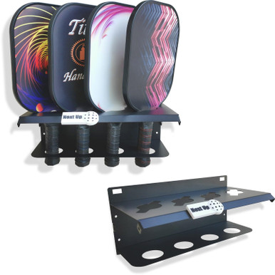 PRAMOON Pickleball Paddle Rack, 4-Paddle Holder, Multiple Racks are ...