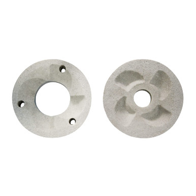 2Pcs Milling Sheets For 3000W 110V Electric Grain Mill – Steel Blades, 150mm Diameter, 1 Year Warranty