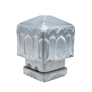 OSALADI 4pcs Wire mesh Fence Metal Fencing Mailbox Posts lamp Post caps ...