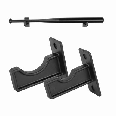 Horizontal Bat Rack Hikeen 2 Packs Baseball Bat Wall Mount Bat Display Rack Bat Hangers for ...