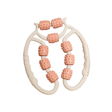 shamjina for Legs Massage Tool Hand Held 9 Wheels Foam Roller Cellulite