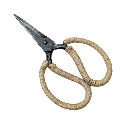 Hand Forged Medieval Scissor Wrapped with Natural Willow Wrought Iron ...