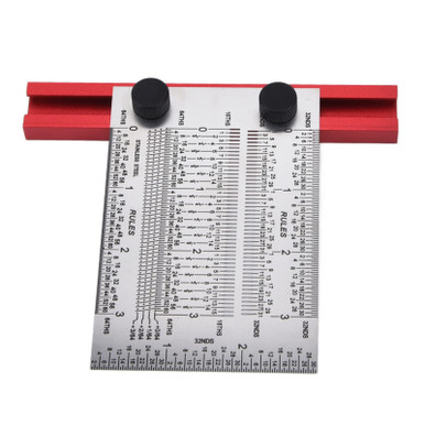 Stainless Steel T Type Ruler, Precision Woodworking Ruler Scribing ...