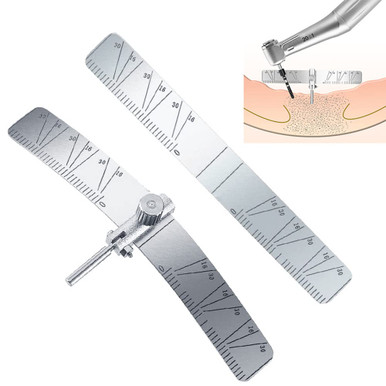 Oral Measuring Gauges Implant Positioning Ruler Implant Angle Ruler ...