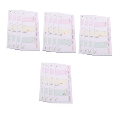 VILLCASE 16 Pcs Week Sticky Notes Memo Sticky Weekly Daily Planner ...